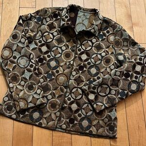 Winding River Artisan‎ Fully Reversible Button Up Blazer/Jacket